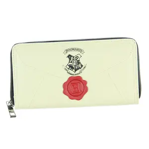 Harry Potter Wallet For Women | Harry Potter Hedwig Hogwarts Letter Wax Seal Zip Around Womens Wallet