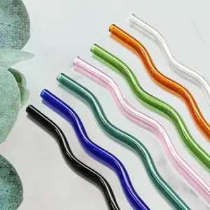 Wavy Glass Straw