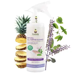Fuwa3e Pineapple Enzyme Cleaner Spray 16.9oz - Eco-Enzyme Multi-Purpose Cleaner Made from Discarded Pineapple Peels, Non-Toxic, Biodegradable