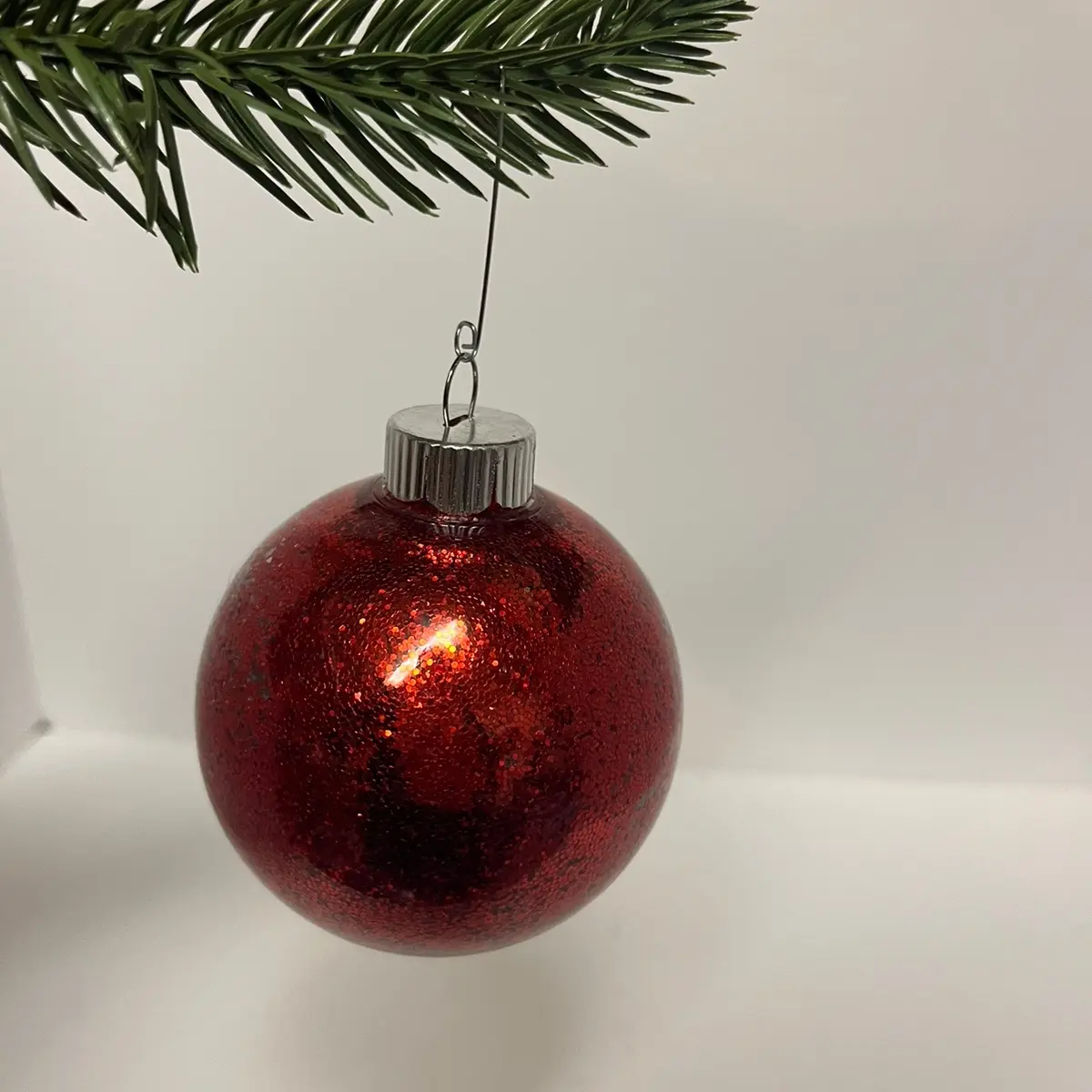 Red Glitter Ornament