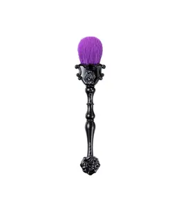 Albino Luxury Face Brush – Soft Synthetic Violet Bristles & Ornate Handle | Ideal for Applying Blush, Powder & Highlight with Precision