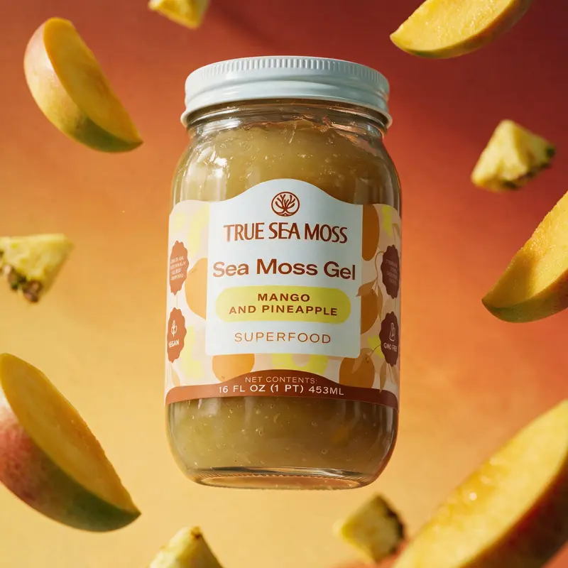 True Sea Moss Irish Sea Moss Gel | Multiple Flavors – Rich in Essential Minerals & Vitamins – supports vitality