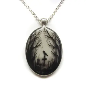 Dark forest necklace