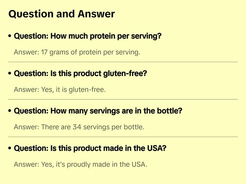 Herbal Secrets USDA Organic Pea Protein Powder | 2 Lb. | 17 Grams Protein per Serving | 34 Servings | Non-GMO | Gluten-Free | Made in USA