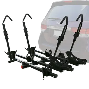 BV 4-Bike Hitch Mount Rack Carrier for Fat Tire | BV-HR02-4-FT