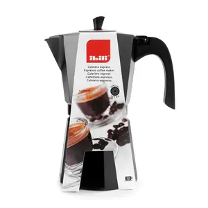 Ibili - 3 Cup Black Express Coffee Maker