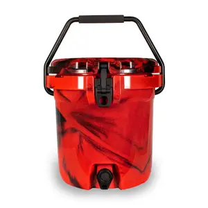 5 Gallon Beverage Cooler with Spigot - Red Camo