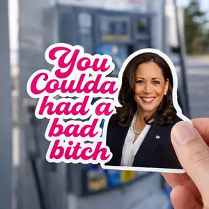 Kamala Harris “You Coulda Had a Bad Bitch” Sticker, Trp "I Did That” Sticker, Funny Political Meme Sticker, Gas Pump Decal