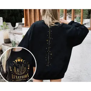 Lunathion Crescent City shirt, Crescent City Fan Sweatshirt, Bookish Sweatshirt Sarah J Maas Official Licensed Merch, Bookish Gift ATT809 2-12 2