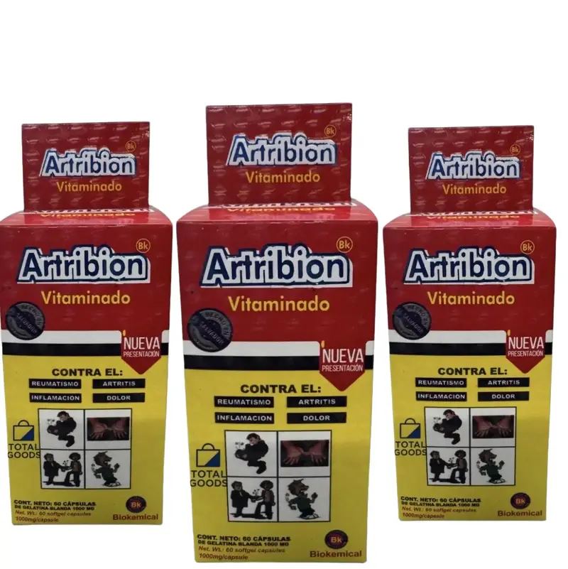 3 Pack Artribion Vitaminado 60 Capsules