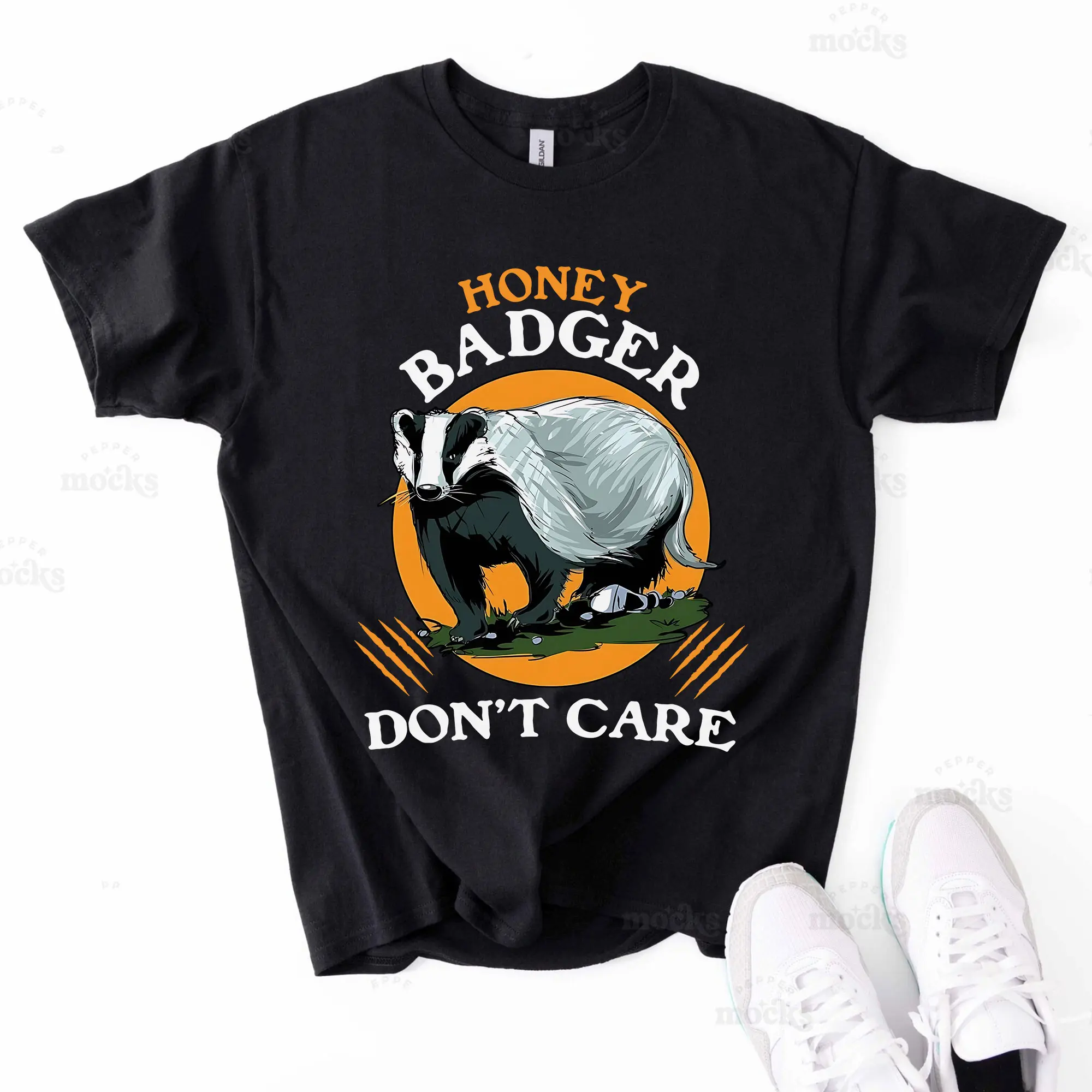 Honey Badger Don't Care Do I Look Like I Care Funny Shirt, Honey Badgers Costume Gift Tees, Cute Cool Adorable Animal Lover Shirts