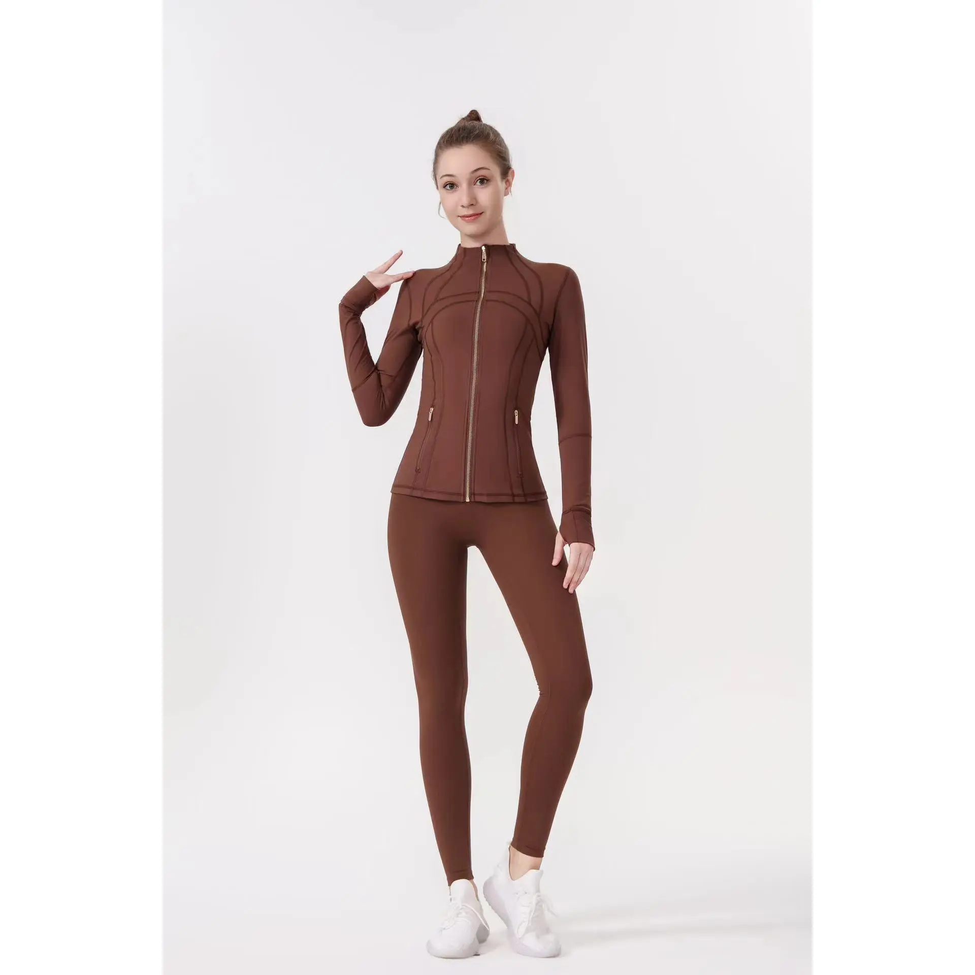 Mirad/Gold Yoga Pants+Jacket Original La