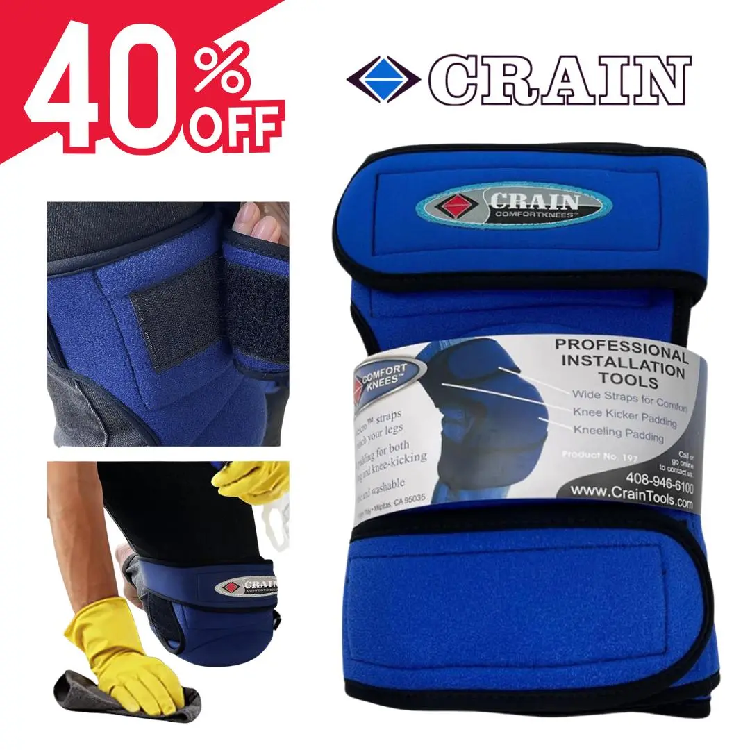 Bon Tool Knee Pads Blue - Ultimate Comfort and Protection For Construction, Gardening, Home Improvement - Durable, Supportive For All Day Wear