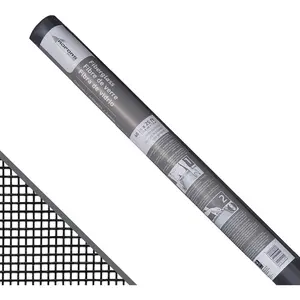 Standard Screen, 48 Inches x 25 Feet Roll -Screen for Windows and Doors - Charcoal