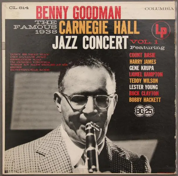 Benny Goodman - The Famous 1938 Carnegie Hall Jazz Concert - Vol. 1 VG+/VG+