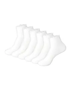 Hanes Originals Women’s Supersoft Ankle Socks 6-pairs Women's Intimates Multi Pack Comfortable Fit Soft Stretch Fabric Breathable Hwsa6