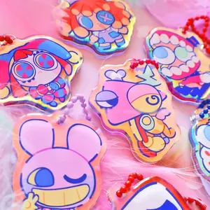 Show Circus Clown Acrylic Keychain Companion, The Last Act Keychain, TADC finale Merch, digital circus 2026