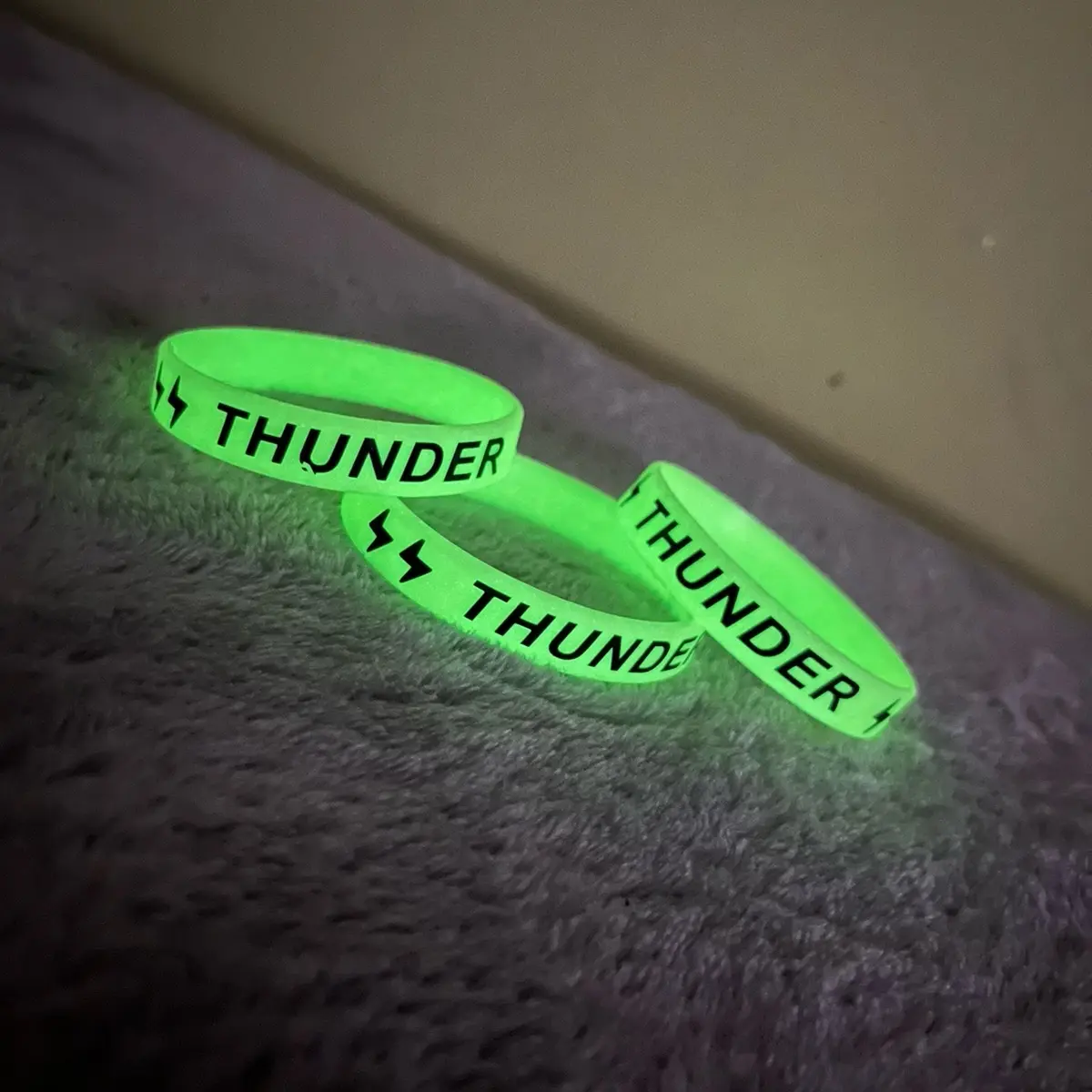 Glow in The Dark”THUNDER”Bracelet