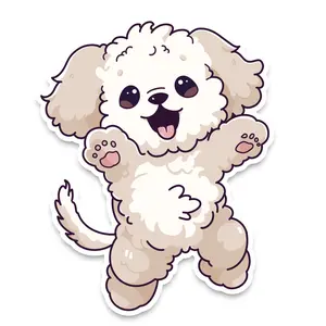 Jumping Finn Sticker