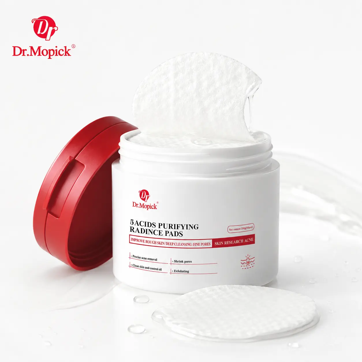 Dr.Mopick Salicylic Acid Face Exfoliating Gel | Deep Clean Pores, Smooth Blemish-Prone Skin