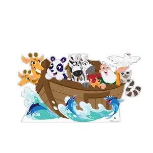 Advanced Graphics 3145 42x74 in. Noah's Ark Cardboard Cutout, Photo-Worthy Kids' Home Decor Piece