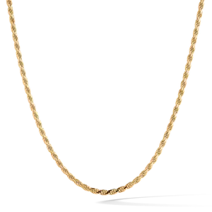 Rope Chain, Gold Vermeil (2.3mm)