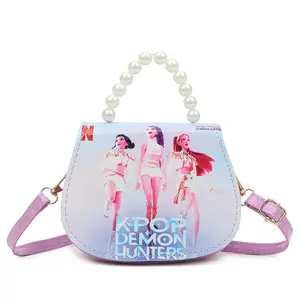kpop Cartoon Sling Crossbody Bag Wallet Kawaii Storage Bag Travel Purse Bags for Women