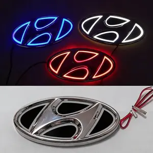 5D LED Emblem Lights for Hyundai |   Glow Badge Kit for Santa Fe Sonata Elantra Tucson |   Plug & Play Flex