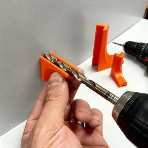 3pcs, drilling guide | Vertical square positioning artifact V-groove fit design is more wear-resistant and durable than circular guide.