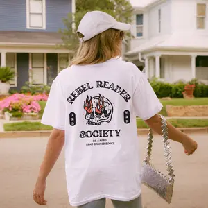 Rebel Reader Society Read Banned Books English Teacher Shirt Book Shirt Cool Book Shirt Edgy Western Shirt Vintage