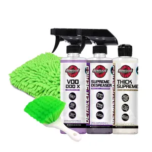 Renegade Products | Clean & Shine Wheel Bundle – Complete Tire & Wheel Cleaning Kit with Iron Remover, Degreaser, Dressing & Brush for Deep Clean + Gloss Finish