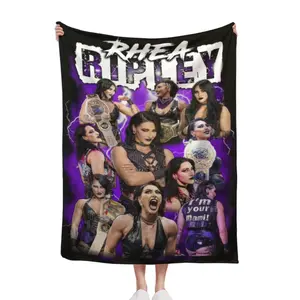 WWE Wrestling Blanket - Soft Warm Throw for Bed, Sofa, Air-Conditioned Rooms, Perfect Nap & Cozy Gift, Halloween & Holiday Gift