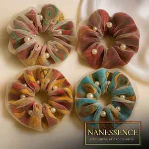 Double Satin Scrunchies