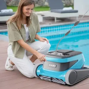 Intelligent Wireless Outdoor Pool Cleaning Robot Premium Swimming Pool Vacuum Cleaner Tool & Accessory Piscina