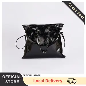 [New year gift]Retro High-End Waxed Leather Tote/15.6" Oversized Capacity/3-Way Armpit/Shoulder Bag/Stylish for Work & Casual