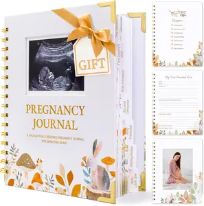 Pregnancy Journal – 82 Page Hardcover Memory Book for Expecting Moms | Beautiful & Thoughtful Mom to Be Gift, Pregnancy Book for First Time Moms, Ultrasound Baby Picture Pocket