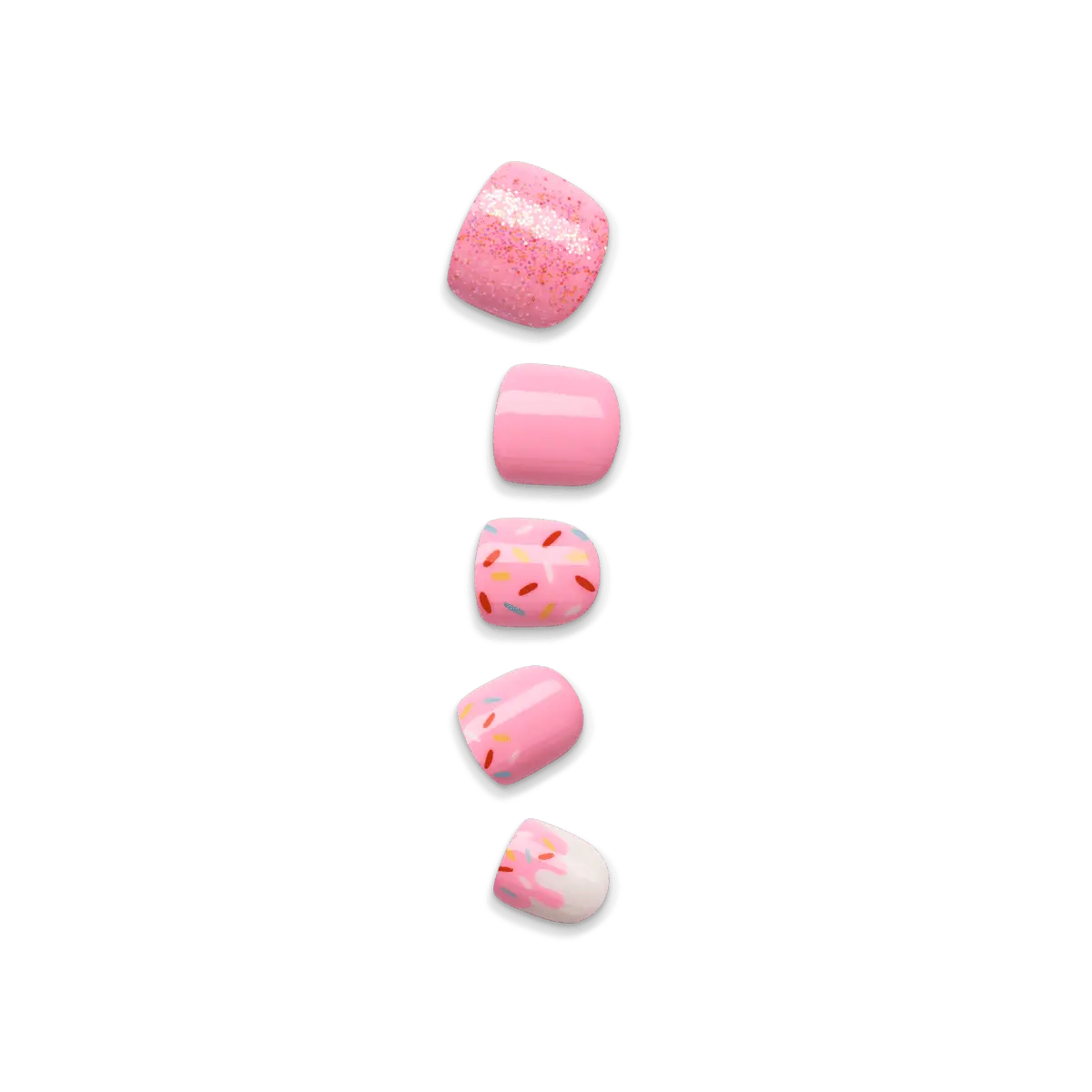 Impress Kids No Glue Fake Press On Nails - Super Duper | Design, Pink, Kids, Squoval, Manicure