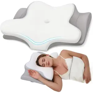 Cervical Neck Pillow, Pillows for Neck and Shoulder Pain Relief