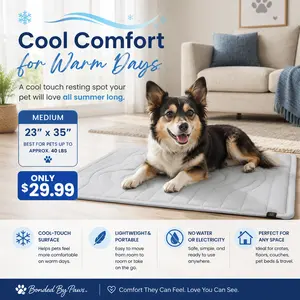ChillRest™ Cool-Touch Pet Mat – Medium 23" x 35"