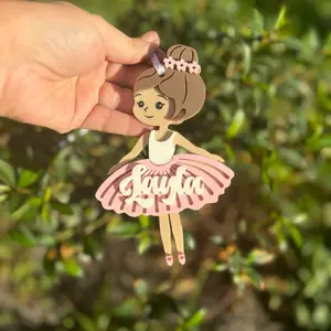 Ballerina dancer Christmas ornament