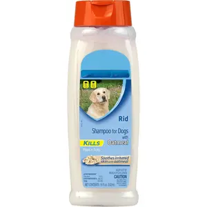 PURR LAB ‌ Premium Flea & Tick Defense Shampoo ‌   – Oatmeal-Infused Formula for Gentle Yet Effective Pest Protection treatment dogs