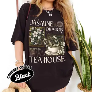 Jasmine Dragon Tea Shop Comfort Colors Shirt, Uncle Iroh Shirt Gift, Anime Lover's Gift, Uncle Iroh Tea Shop Inspired, Avatar TShirt