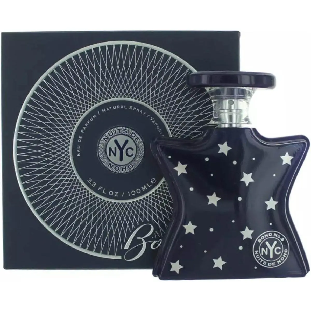 Bond No. 9 Nuits De Noho Women's EDP - 3.3oz Boxed Citrus Fruit-Orange-Flavored Jasmine-Themed Fragrance, Mandarin Top Note with Pineapple Accent, New in Box, 3.4oz Option Available, Citrus Women's Fragrance, Fruit-Flavored Women's Fragrance