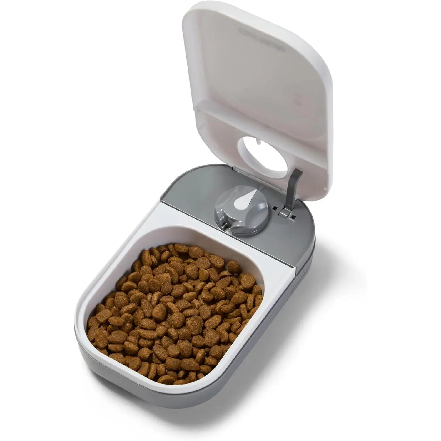 Cat Mate C Auto Feeding Single Meal Timer-Controlled Pet Feeder, Battery-Operated, BPA-Free, for Cats/Small Dogs, Wet/Dry Food, [specify missing weight]lb Capacity, White, Feeding Tray
