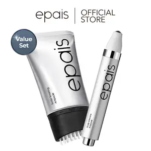 [Epais Official Shop] Scalp Boosting & Intensive Repair Duo l Nourishing and Hydrating Ampoule for Fuller-Looking Hair l Clinically Tested Dandruff & Flake Reduction, Biome PDRN Exosome, Korean Hair Care