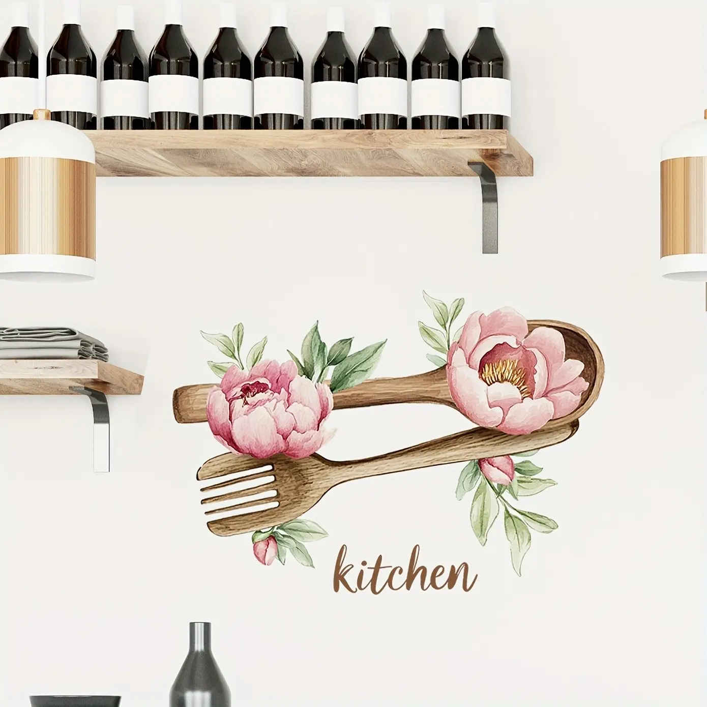 Magnificent Kitchen Utensils Wall Sticker, Removable Vinyl Decal for Home Decor & Unique Holiday Gift, Perfect for Dining Room & Baking Area