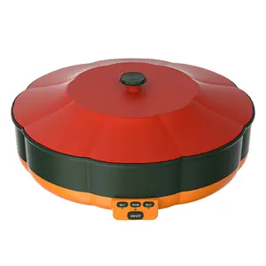 Multifunctional Pot, New Taco Stand with Divided Tortilla Food Tray, Chocolate Cheese Melting Pot, Home Party Picnic