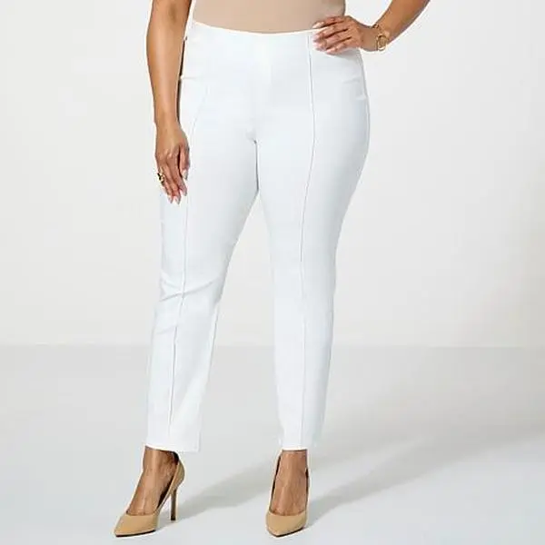 Nina Leonard Millennium Tummy-Smoothing Ankle Pant