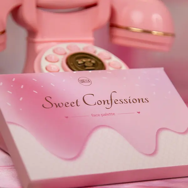 Lurella Cosmetics Sweet Confessions Face Palette - 3-in-1 Blush, Bronzer & Highlighter for Radiant Glow & Versatile Makeup Looks