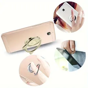 Mobile phone holder Metal ring holder Cat's ears (Steamed cat-ear shaped bread) Metal ring holder Magnetic finger ring